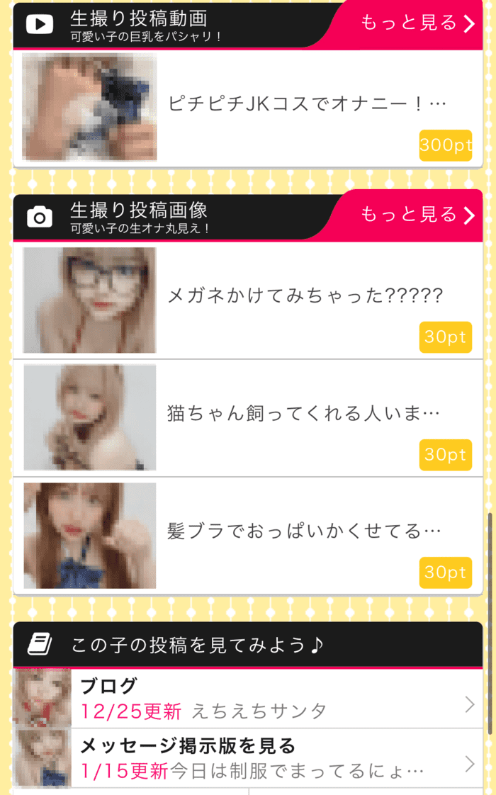 モコムのプロフ